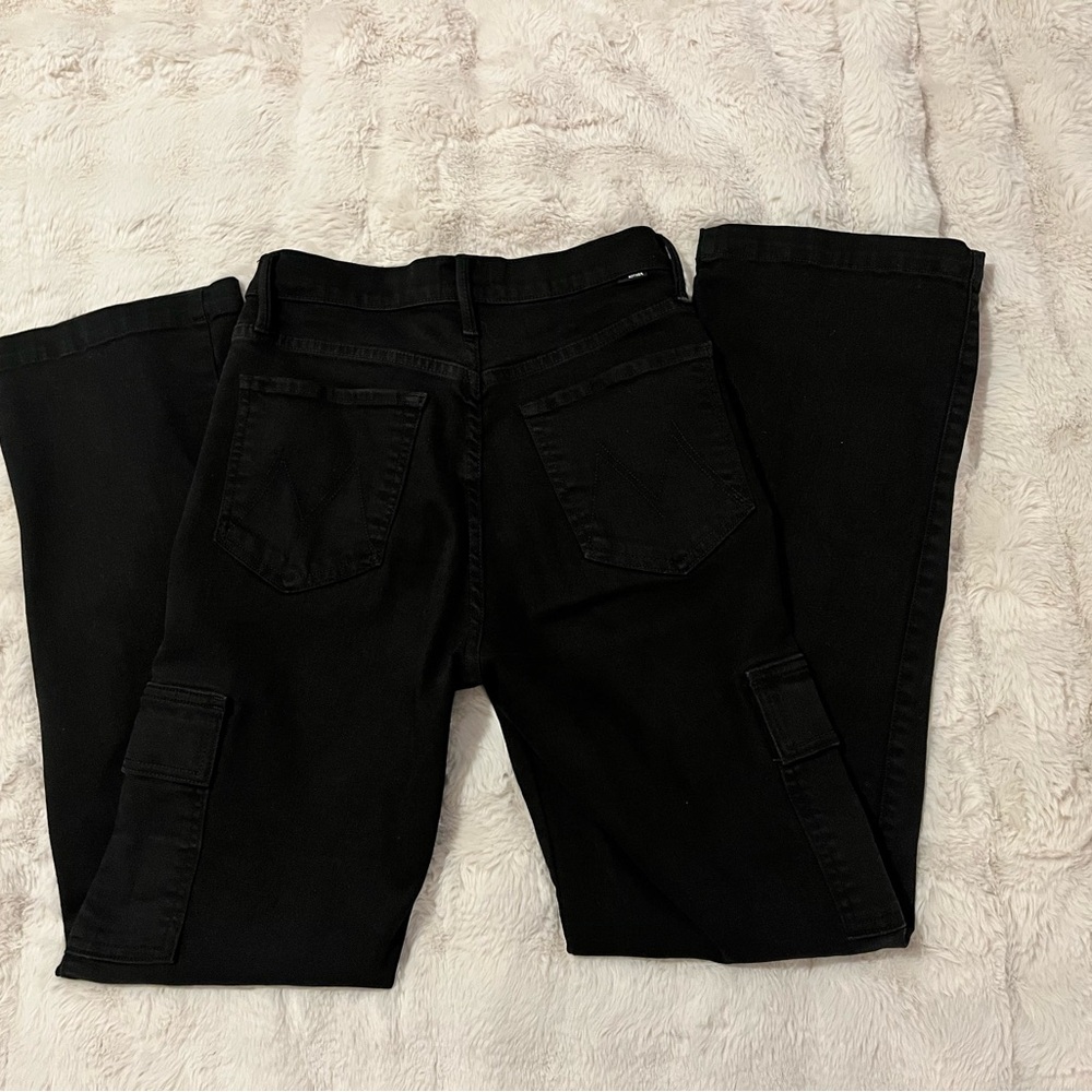 MOTHER Women’s High Rise Cargo Straight Leg Pants - Picture 4 of 6